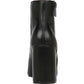 Bota feminina Fergalicious By Fergie Enigma Block Heel, preta, tamanho 5 M
