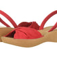 Sandália plataforma Kenneth Cole Reaction Fine Twist feminina, salto alto, vermelho, tamanho 5,5 M