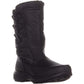 Botas femininas Sporto Dana com bico fechado e cano médio para clima frio, pretas, tamanho 8 M