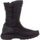 Botas femininas Sporto Dana com bico fechado e cano médio para clima frio, pretas, tamanho 8 M