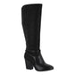 Bota feminina cano alto Easy Street Premium preta tamanho 6 M