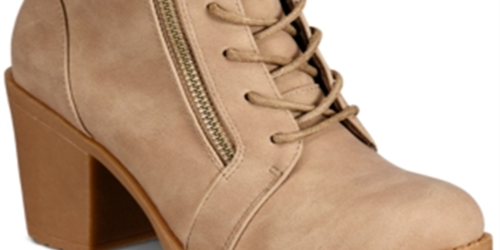 Botas de caminhada femininas ZiGi Kayne com salto marrom, tamanho 11 M