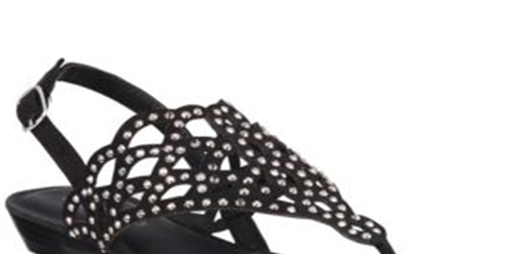 Sandálias Zigi Soho Mariane Flat Thong Femininas Pretas Tamanho 11 M