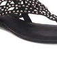 Sandálias Zigi Soho Mariane Flat Thong Femininas Pretas Tamanho 11 M