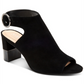 Alfani Floriss Step 'N Flex Block Heel Shooties Feminino Preto Tamanho 5 M