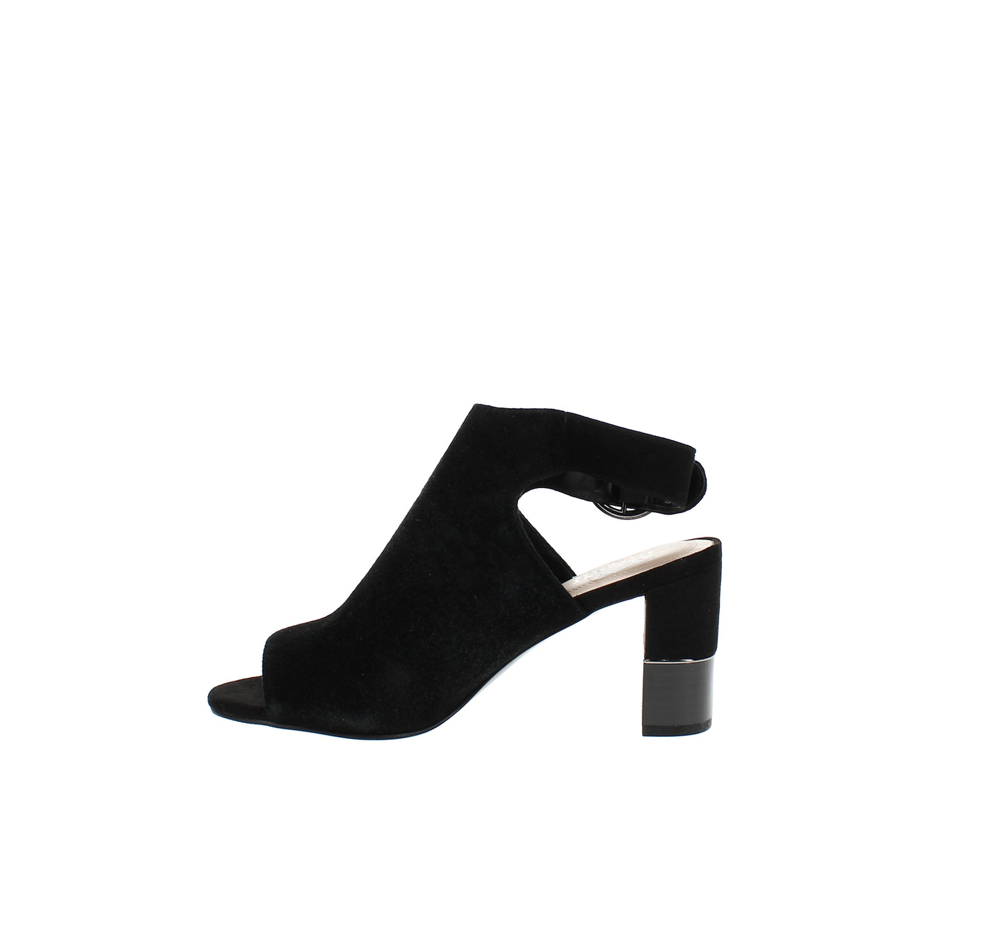 Alfani Floriss Step 'N Flex Block Heel Shooties Feminino Preto Tamanho 5 M