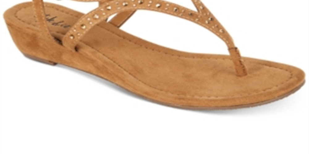 Sandálias Hareet Wedge Femininas Style &amp; Co Marrom Tamanho 12 M