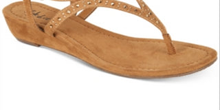 Sandálias Hareet Wedge Femininas Style &amp; Co Marrom Tamanho 12 M