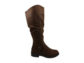 Baretraps Chaya Leather Fechado na Ponta do Joelho Feminino Marrom Tamanho 6,5 M