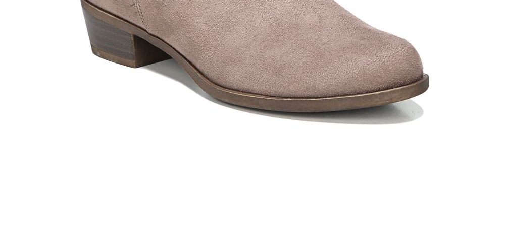 Botas de cano curto LifeStride Adriana Bootie femininas, marrom, tamanho 7,5 L