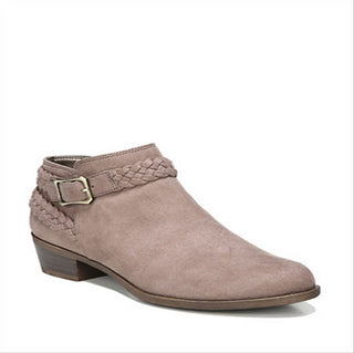 Botas de cano curto LifeStride Adriana Bootie femininas, marrom, tamanho 7,5 L
