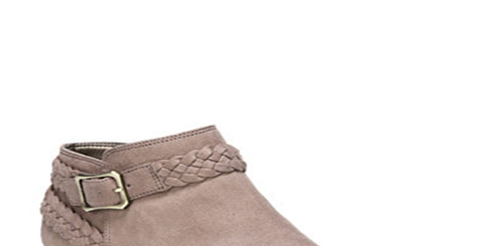 Botas de cano curto LifeStride Adriana Bootie femininas, marrom, tamanho 7,5 L