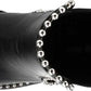 Botas de cano curto femininas Seven Dials com acabamento em tachas e acabamento em Shelley, pretas, tamanho 5,5 M