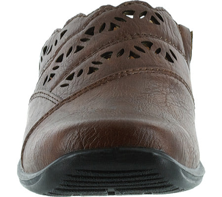 Mulas femininas Easy Street Forever em marrom bege, tamanho 7 W