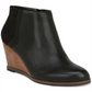 Botas femininas Dr. Scholl's com remendo de tecido e bico fechado, tamanho 9,5M, pretas