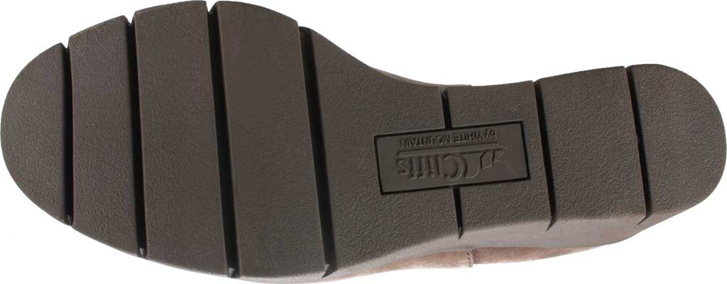 Botas femininas White Mountain Stretch Gore Comfort Percy bico redondo em couro, tamanho 9,5 M