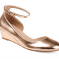 Journee Collection Seely Scarpin Feminino Dourado Tamanho 9,5 M