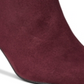 Botas femininas Alfani Faust com bico fechado e cano curto, tamanho 7,5 M, vermelhas