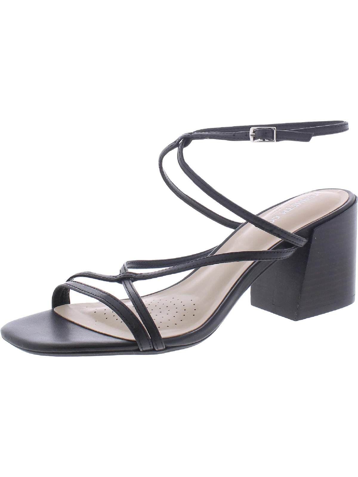 Sandália Feminina Maisie de Couro Kenneth Cole New York, Preta, Tamanho 6 M