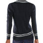 Suéter de críquete metálico plus size feminino Lauren Ralph Lauren, azul marinho, tamanho 3X