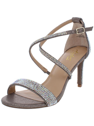 Sandálias femininas Thalia Sodi Darria com tiras, marrom, tamanho 8 M