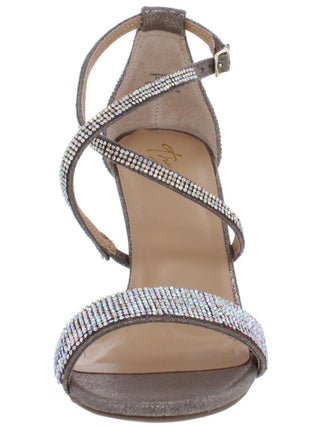 Sandálias femininas Thalia Sodi Darria com tiras, marrom, tamanho 8 M