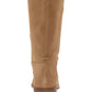 Sapatos femininos Lucky Brand Lefara Sesame marrom tamanho 6,5 M
