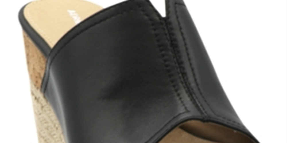 Chinelo plataforma feminino Adrienne Vittadini Cherli, preto, tamanho 10 M