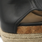 Chinelo plataforma feminino Adrienne Vittadini Cherli, preto, tamanho 10 M