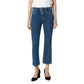 Calça jeans feminina JOE'S Jeans Callie Bellamy Cropped Bootcut Azul Tamanho 29
