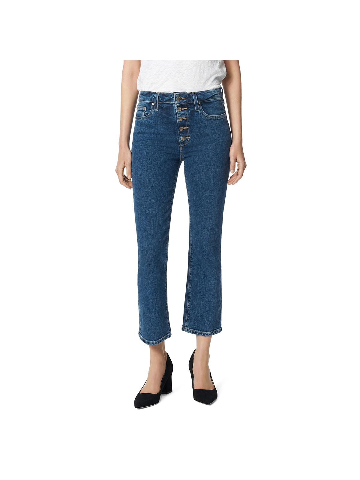 Calça jeans feminina JOE'S Jeans Callie Bellamy Cropped Bootcut Azul Tamanho 29