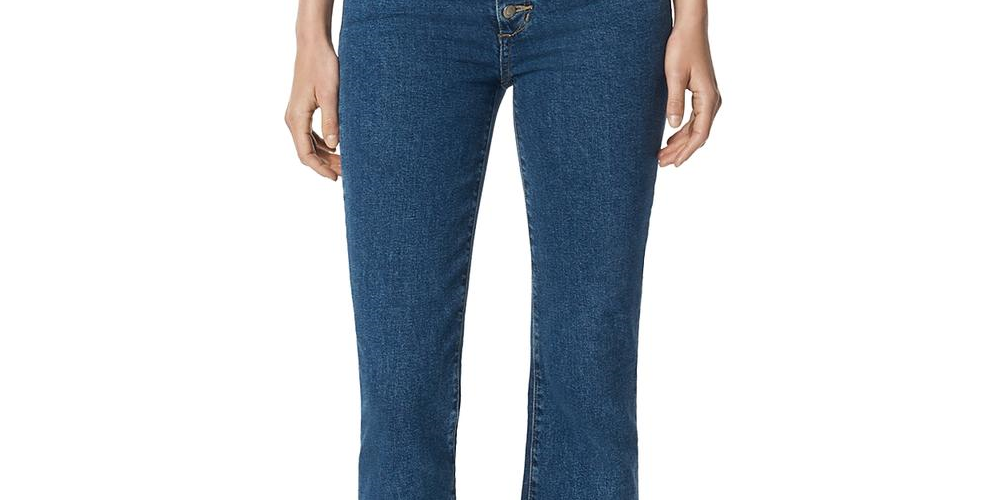 Calça jeans feminina JOE'S Jeans Callie Bellamy Cropped Bootcut Azul Tamanho 29