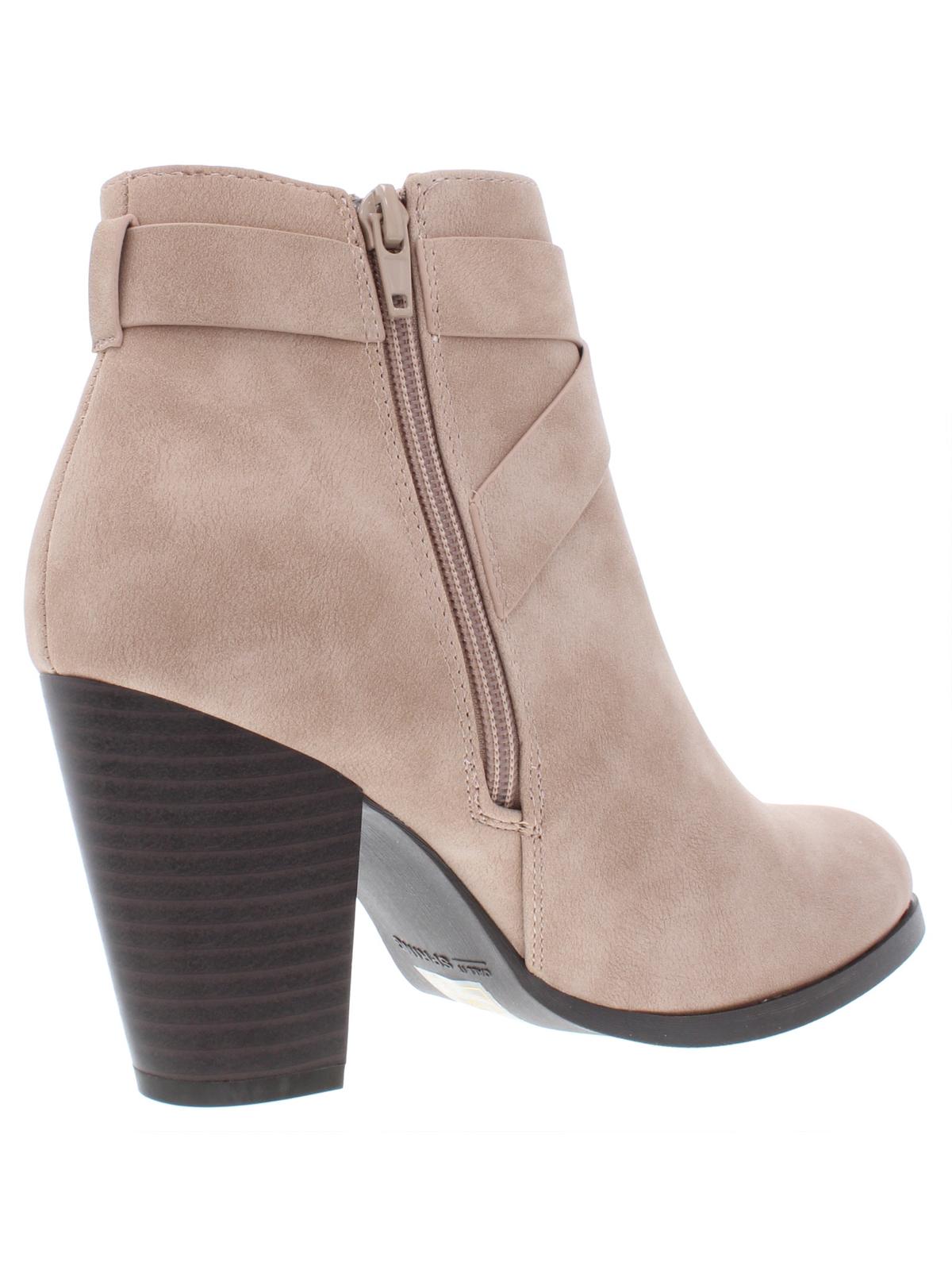 Botas femininas Tecia Buckle Ankle Boots Call It Spring, marrom, tamanho 11 B
