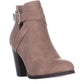 Botas femininas Tecia Buckle Ankle Boots Call It Spring, marrom, tamanho 11 B