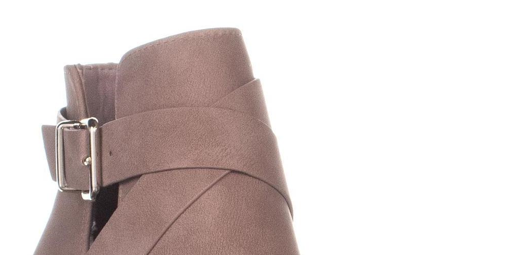 Botas femininas Tecia Buckle Ankle Boots Call It Spring, marrom, tamanho 11 B