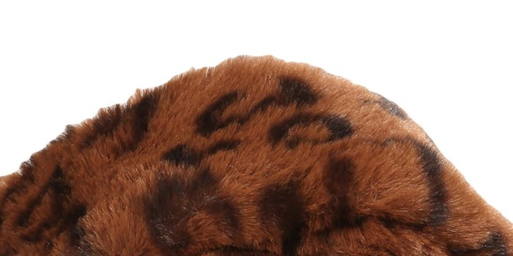 INC International Concepts feminino com estampa animal 0,5 e acabamento em pele Yayla, bico redondo, pantufa plataforma, marrom, tamanho 5 M