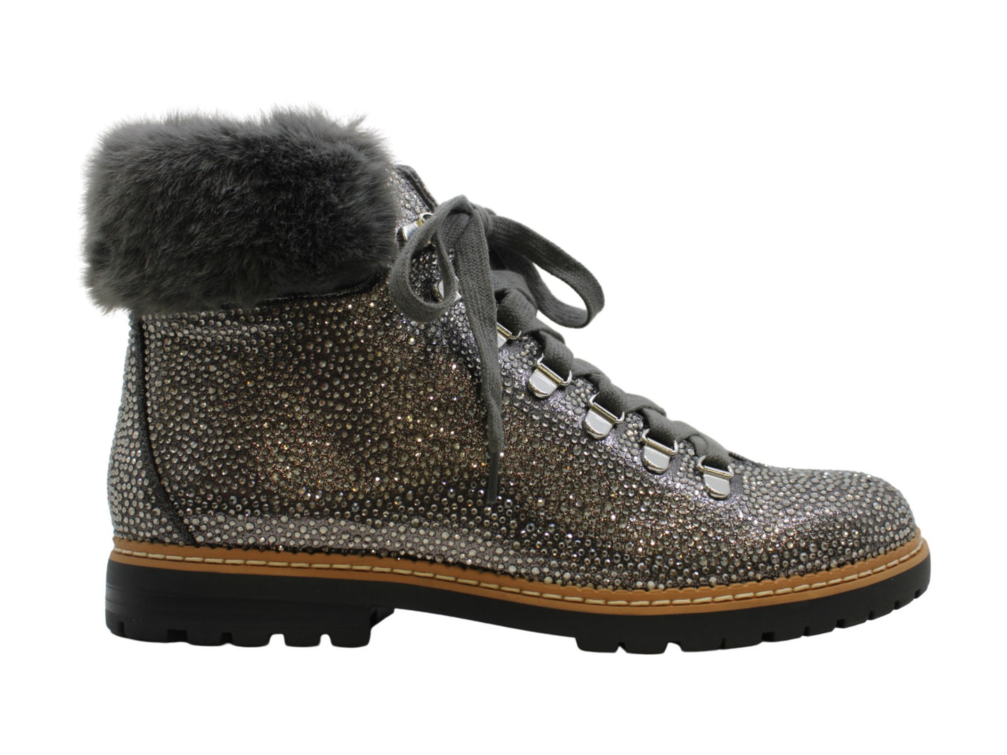 Botas Chelsea femininas INC International Concepts Pravale de pele sintética com bico fechado, tamanho 7 M, cinza