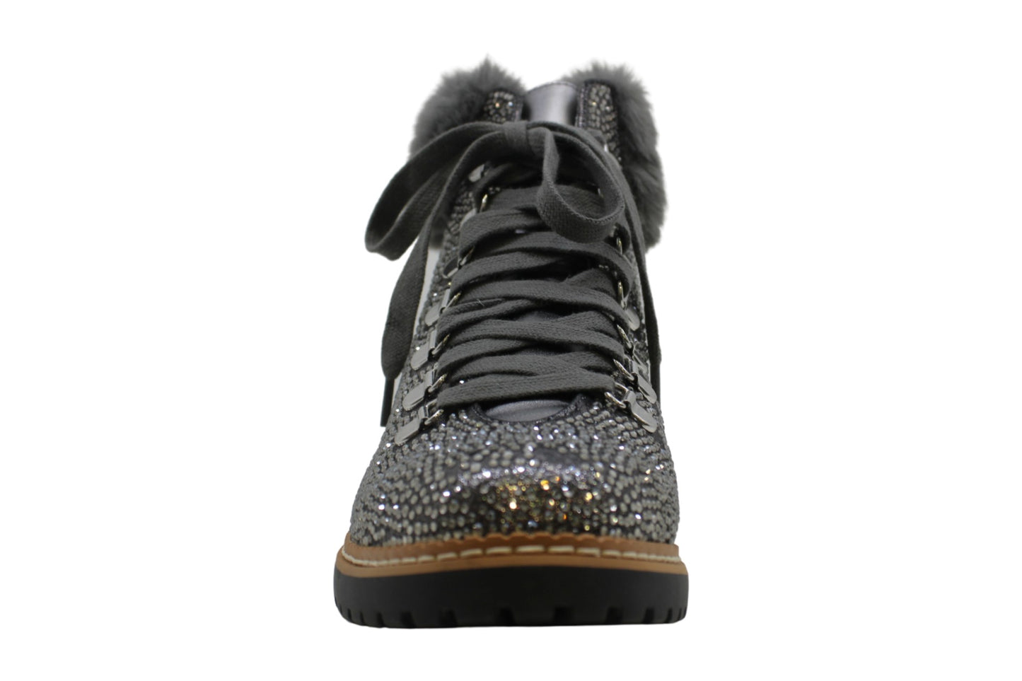 Botas Chelsea femininas INC International Concepts Pravale de pele sintética com bico fechado, tamanho 7 M, cinza