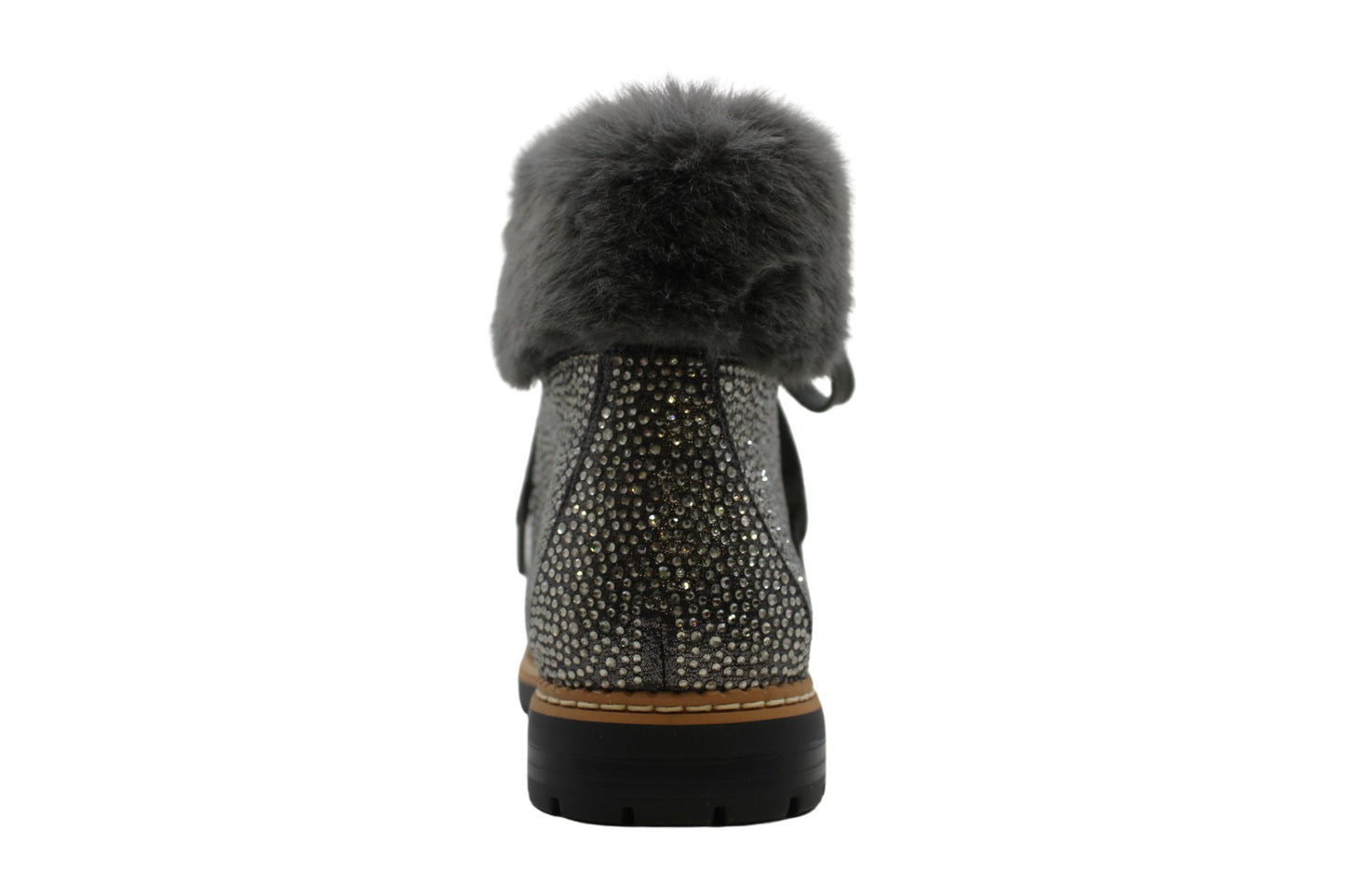 Botas Chelsea femininas INC International Concepts Pravale de pele sintética com bico fechado, tamanho 7 M, cinza