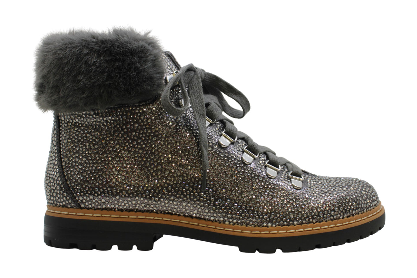 Botas Chelsea femininas INC International Concepts Pravale de pele sintética com bico fechado, tamanho 7 M, cinza
