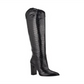 Botas sociais femininas Mileena Western da Guss, pretas, tamanho 6 M