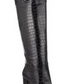 Botas sociais femininas Mileena Western da Guss, pretas, tamanho 6 M