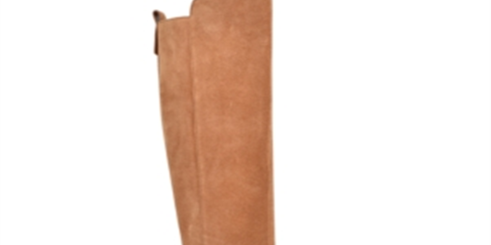 Botas de montaria Marc Fisher Rela Wide Calf femininas, marrom, tamanho 9,5 W