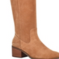 Botas de montaria Marc Fisher Rela Wide Calf femininas, marrom, tamanho 9,5 W