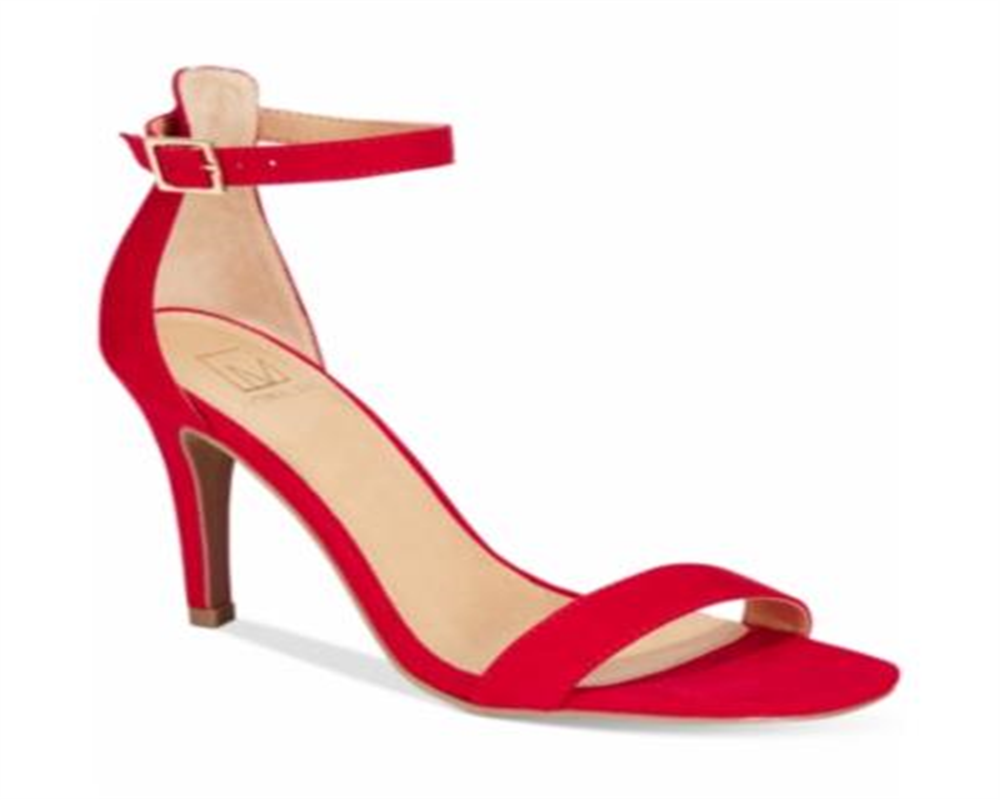 Material Girl Blaire Sandálias Femininas de Duas Peças Sapatos Vermelhos Tamanho 7,5 W