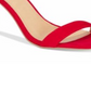 Material Girl Blaire Sandálias Femininas de Duas Peças Sapatos Vermelhos Tamanho 7,5 W