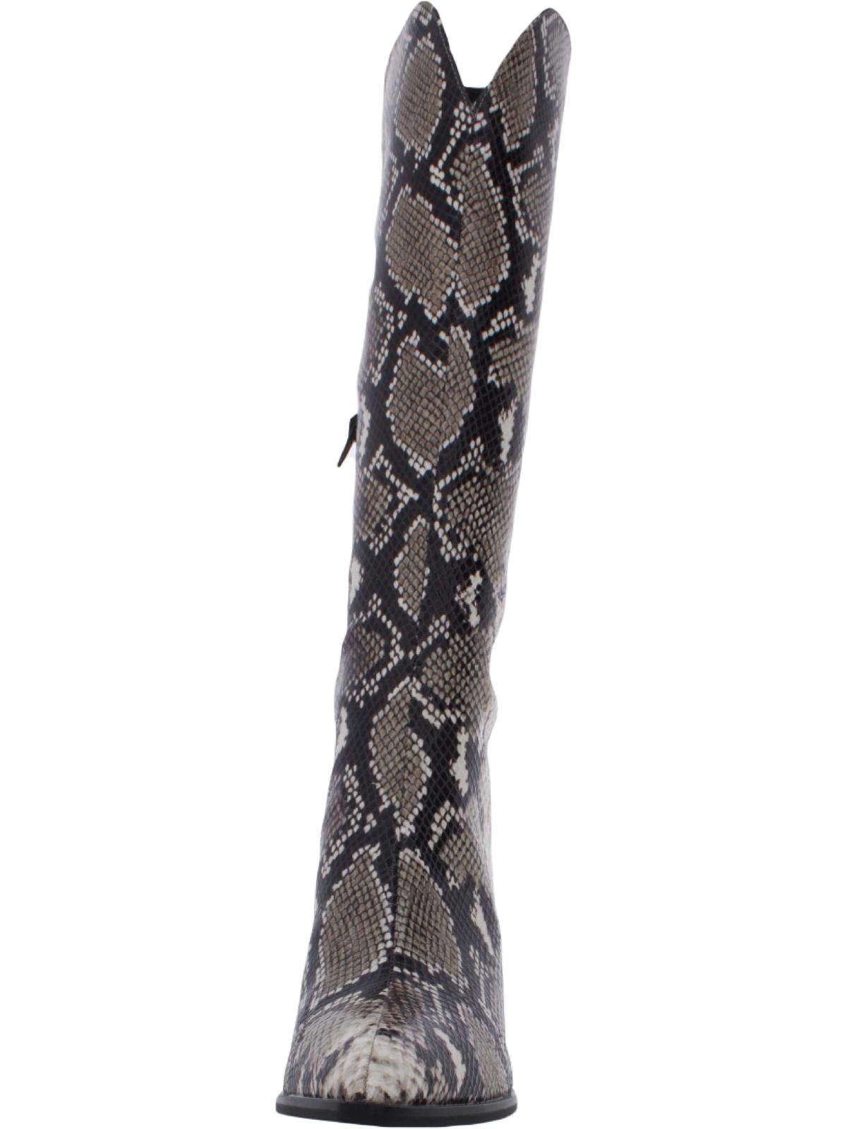 Botas femininas Sukep bico fino com fecho na altura do joelho, tamanho 9,5M, da INC International Concepts