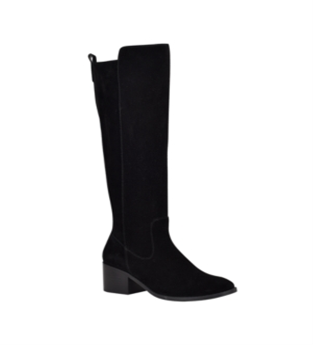Botas de montaria femininas Marc Fisher Rela pretas tamanho 9,5 W