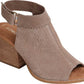 Sandálias de cunha femininas TOMS Grenda, marrom, tamanho 5,5 M