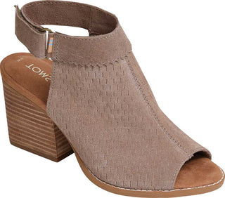Sandálias de cunha femininas TOMS Grenda, marrom, tamanho 5,5 M